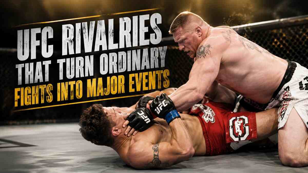 UFC Rivalries That Turn Ordinary Fights Into Major Events