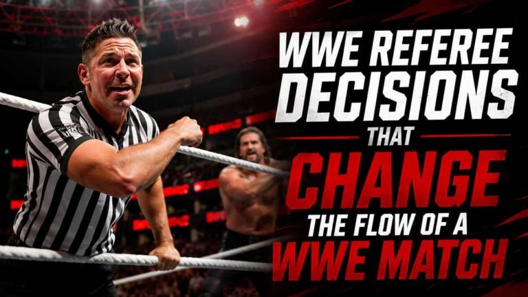 WWE Referee Decisions That Change the Flow of a WWE Match
